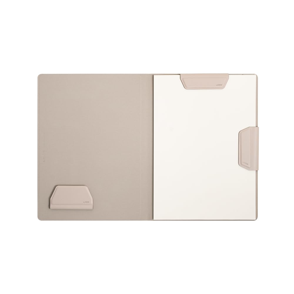 LHiDS Creative Magnetic Business Portfolio Lite Resume Padfolio Organizer with Clipboard, Paper Clip, Writing Pad, Pen/Card Holder, Magnetic Closure