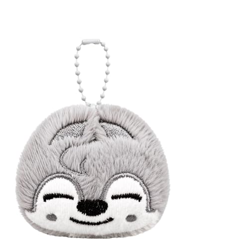 Chaveiro Pelúcia Fofo Animais Wolf Chan Skz Bolsa Mochila Coleção