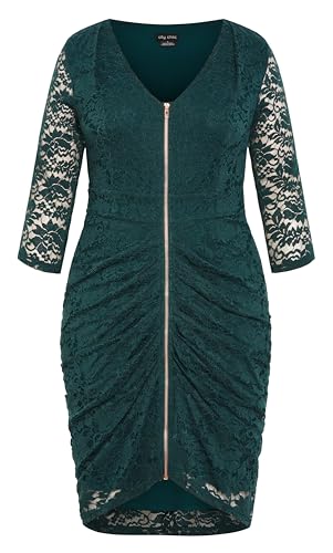 Image of City Chic Women's Plus Size Cocktail Dress - Lacey Zip