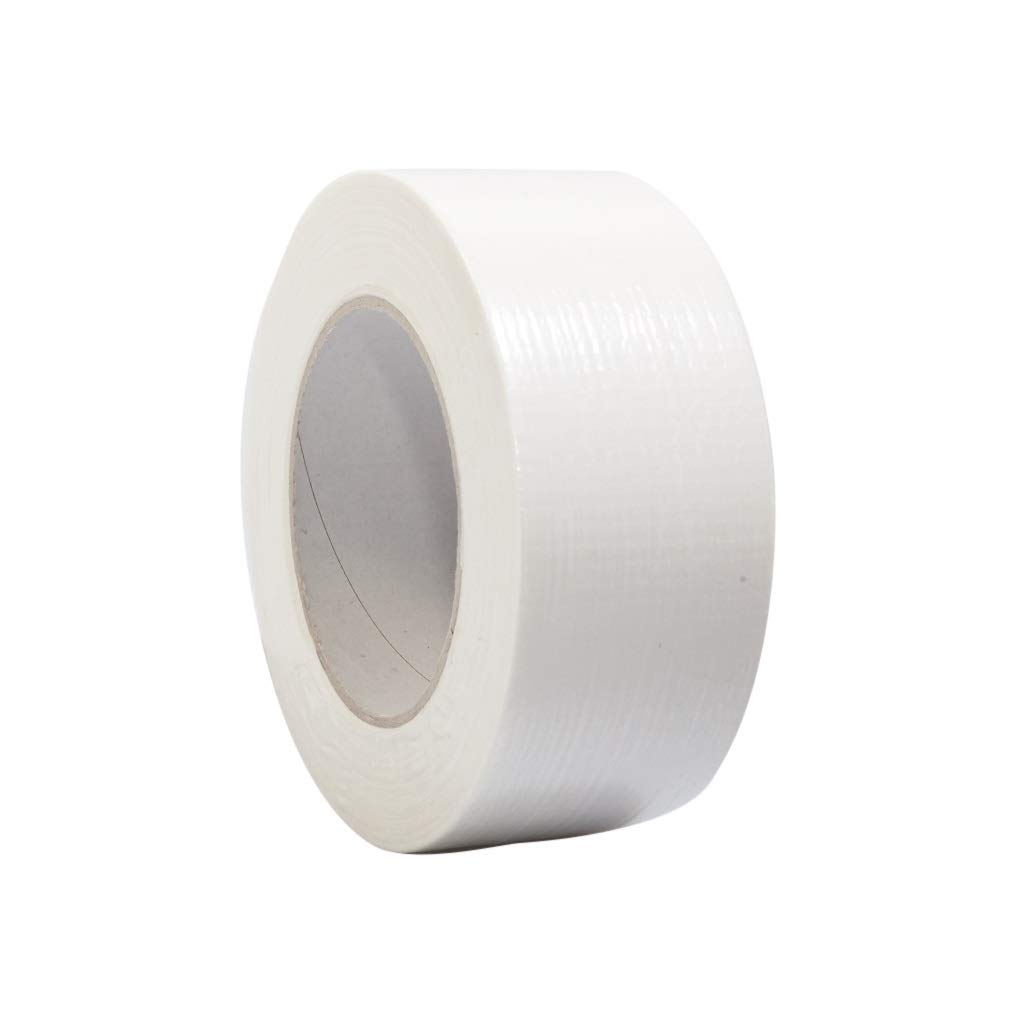 selmundo 6 Rollen Premium Gewebeband Weiß (300m) – Extra Starkes Panzertape 50mm x 50m – Hochwertiges Gaffa Tape weiß, Wasserfestes Panzerband für Messe, Bühne & Haushalt – Rückstandsarm