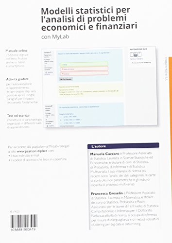 Modelli Statistici Per L'analisi Economica E Finanziaria. Esercizi Di Probabilità. Ediz. Mylab. Con Etext. Con Aggiornamento Online - 2