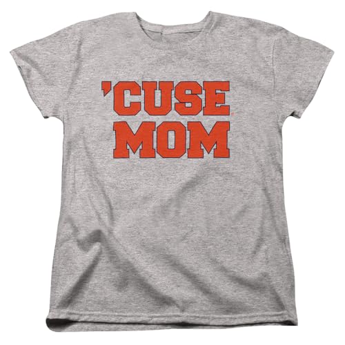 Syracuse University Official Mom Women's T Shirt,Athletic Heather, X-Large