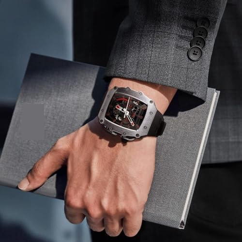 Kit de mod Apple Watch 8 45 mm avec boîtier de protection homme - 3