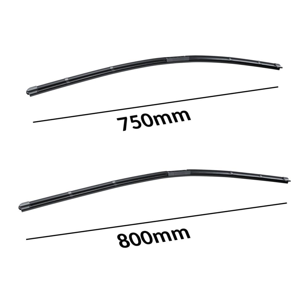 Mossa Escobillas delanteras aptas para Citroen C4 Picasso II (2013-2016) PP | Monovolumen