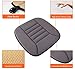 kingphenix Car Seat Cushion with 1.2inch Comfort Memory Foam, Seat Cushion for Car and Office Chair (Dark Grey)