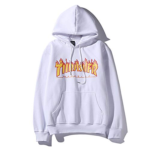 zhaojiexiaodian Sudadera con Capucha para Hombre, Sudadera con Capucha, monopatín de Hip Hop, Uniforme de béisbol Suelto de Bolsillo Canguro,Chaqueta con Capucha (Amarillo, M)