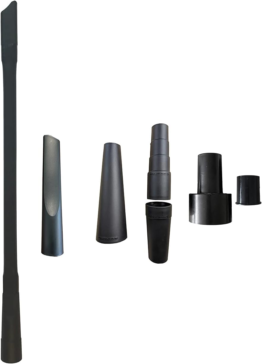 Universal Vacuum Hose Attachments/Crevice Cleaning Tool Kit