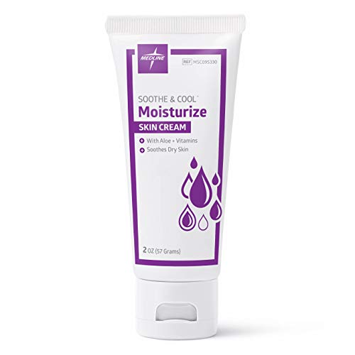 Medline Soothe & Cool Skin Cream, With Aloe And Vitamin E, 2 Oz Tube (Pack Of 12) #TOP19