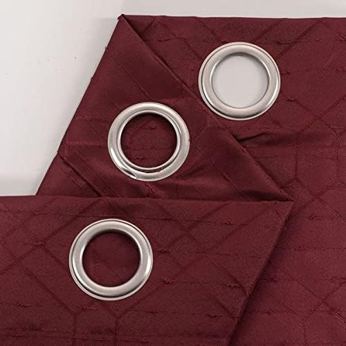 Miniatura 3 de Dainty Home St Pierre - Cortina para oscurecer la habitación, con textura 3D, para dormitorio, con ojales, para oscurecer la habitación, panel