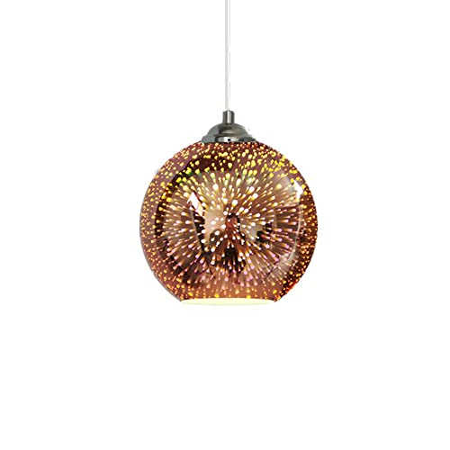 Droplight retro single head en verre d'art français pour hôtel