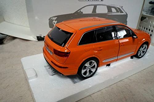 Amazon | ミニチャンプス アウディ Q7 2015 1/18 ミニカー オレンジ