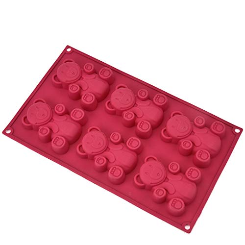 FantasyDay Premium Love Bear Silicone Cupcake Mold Candy Mold for Your Holiday Cake Soap Ice Cube Gummy Cookie Jelly Candy Pudding Jello Shot and More 1