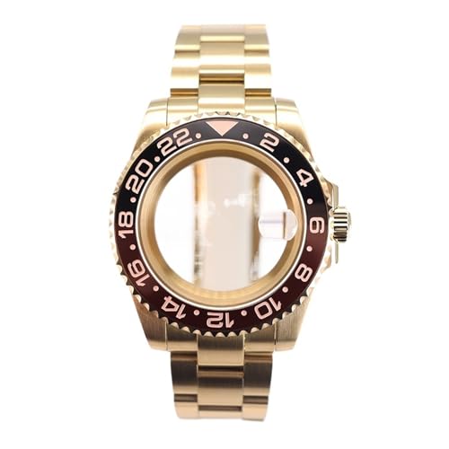 1pc 40 �~�����[�g�����v�P�[�X�o���h 316L �X�e�����X�|���i�T�t�@�C�A�K���X Eta 2824 PT5000(Brushed strap 29)