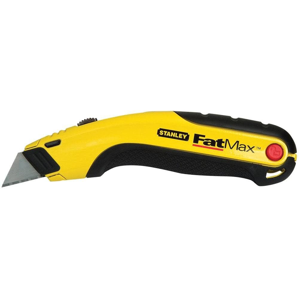 10-778 Fatmax Retractable Knife by STANLEY – 8.5"L x 3"W x 1.1"H, Plastic, Yellow, Model STANLEY - 10-778