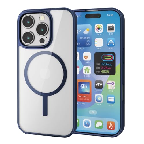 Amazon.co.jp: エレコム iPhone 16 Pro ケース クリア マグネット