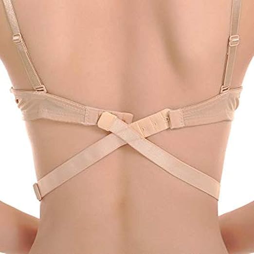 Women's And Girls Low Back Bra Adjustable Strap Convertor 2 Hook Extender Strap for Backless Outfits Soft Bra Strap Extender for Women in Pregnancy or Weight gain (Free Size)-image-28
