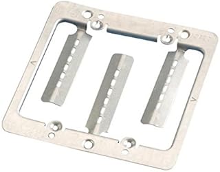 Caddy MPLS2 Communication Mounting Bracket, 2-Gang, Silver
