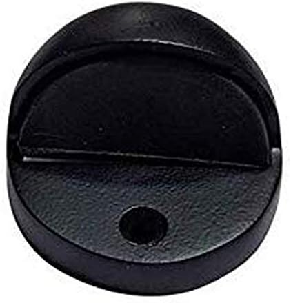Adonai Hardware High Brass Door Stopper- Black Powder Coated (Supplied as 4 Pieces per Pack)