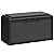 Greesum 100 Gallon Resin Deck Box Large Outdoor Storage Boxes with Cushions for Garden Tools, Patio Furniture Pillows, Pool Supplies, Black