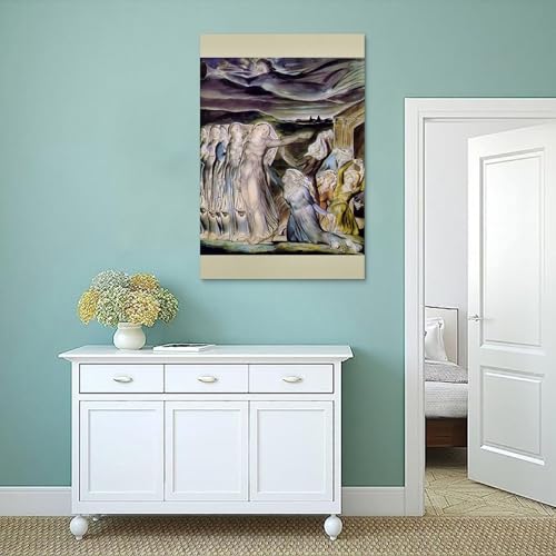 Affiche William Blake Impression Romantique Religieuse De Qualite Musee Vierge Ange - 4