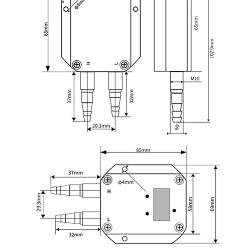 Transmetteur de différence de pression 4-20 mA mini capteur pour salle blanche - 6