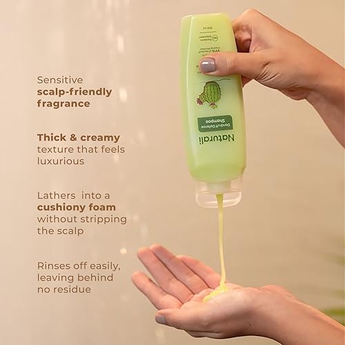 Naturali Australian Tea Tree Non-Drying Dandruff Defence Shampoo 370 ml | Removes Dandruff from Source | Soothes Itching, Irritation | Strong & Smooth Hair | For Men & Women | No Sulphate No Paraben