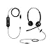 Cuffie da 3,5 mm USB per computer Cuffie per PC con microfono per laptop Skype, Teams, Zoom, Dragon, Lync, Cisco Cuffie telefoniche cablate a due orecchie per tablet Samsung iPhone Huawei iPad Mac