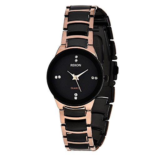 REKON Analog Black Copper Watch-for Girl (B07C8H4FFR) Amazon Price History, Amazon Price Tracker
