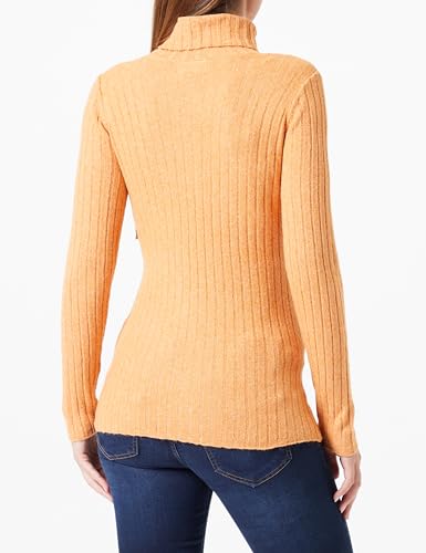 MAMA.LICIOUS Damen MLSUNIVA June L/S Knit TOP Strickpullover, Golden Ochre/Detail:Melange, Small