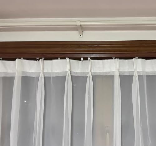 Barra de cortina de techo para separar espacios en el hogar 3