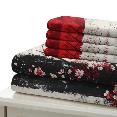 Housse de couette hypoallergique japonais 140x200 lit microfibre ado - 7