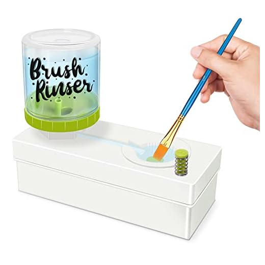 Paint Brush Cleaner Water Recycling Brush Rinser Paint Brush Cleaner Rinse Cup Paintbrush Cleaner for Acrylic, Watercolor and Water-Based Paints