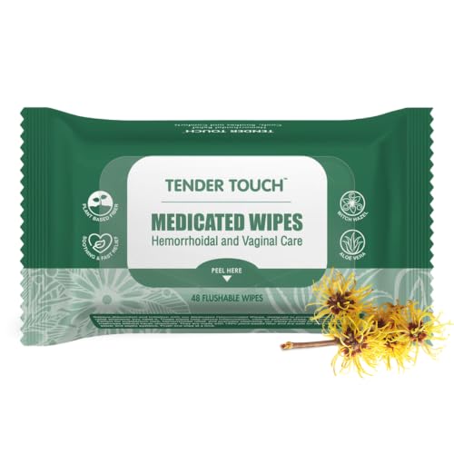 Tender Touch Hemorrhoid Wipes with Witch Hazel...