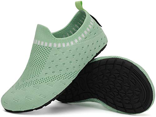 SAGUARO Zapatillas de Estar por casa Niño Niñas Zapatillas de Niña Suela Antideslizante Suave Pantuflas, Verde, 32/33 EU