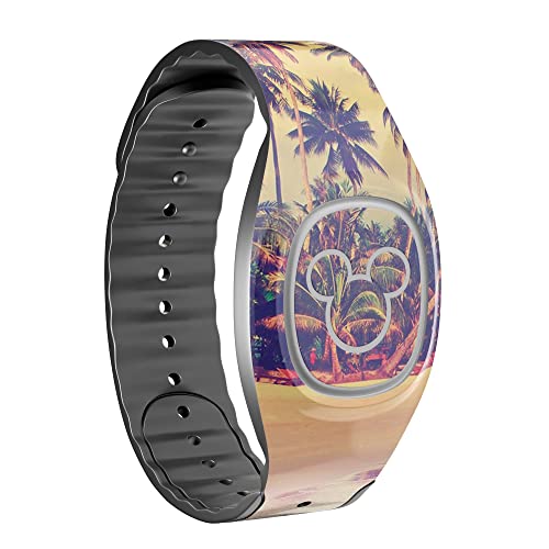 Design Skinz Dreamy Beach Skin Decal Vinyl Full-Body Wrap Kit Compatible with Disney MagicBand+ (Fits MagicBand+ for Disney Parks)