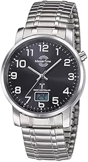 Master Time Funk Quarz Herren Uhr Analog-Digital mit Edelstahl Armband MTGA-10308-22M