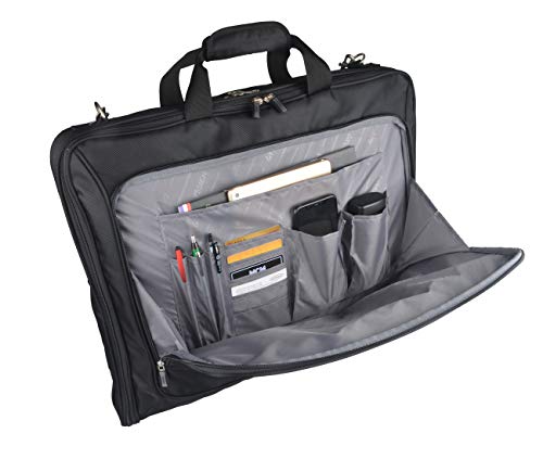 Bolsa de mão dobrável para 3 ternos, bolsa de terno de 111 cm para viagens e viagens de negócios com