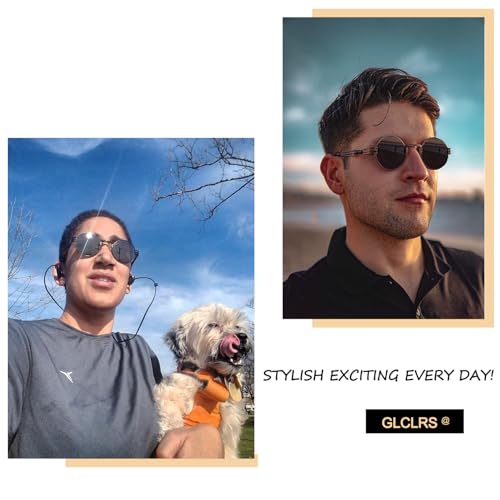 Round Steampunk Sunglass - Vintage Circle Shades, Unique punk Metal Frame2