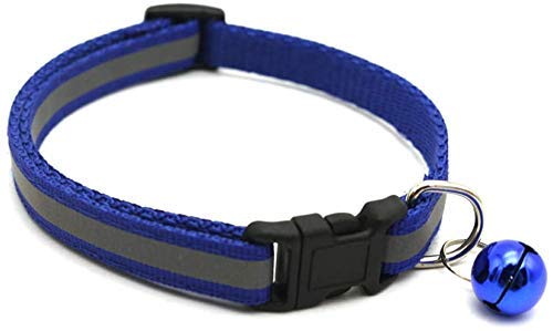 Pet Believe Nylon Reflective Safety Cats Collar with Bells - Blue. (B08F49HVT4) Amazon Price History, Amazon Price Tracker