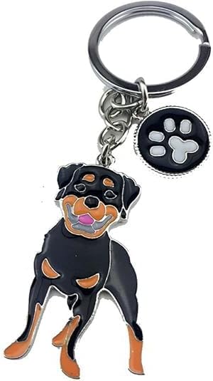 Dog Keychain,Lovely Dog Key-ring Portable Metal Keychain Keyring Key Decor Car Keyring Decoration