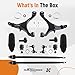 maXpeedingrods 12Pcs Suspension Kit for Honda CR-V 2002-2006 4WD/2WD, Front Lower Control Arm with Lower Ball Joints, Sway Bar Links, Outer & Inner Tie Rod, Boots