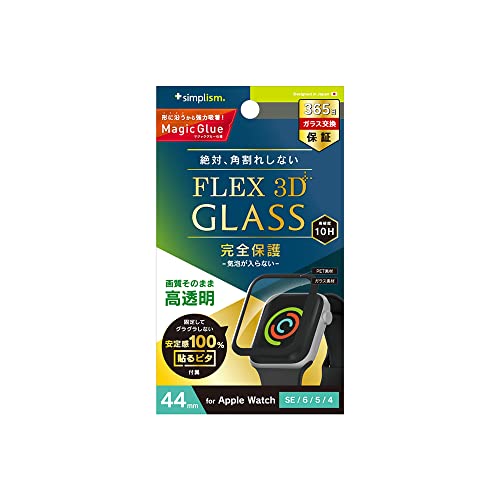 Simplism VvY Apple Watch 44mm SEi2j/ SEi1j / 6 / 5 / 4mFLEX3D Sʕی십KX TR-AW2244-G3F-CCBK