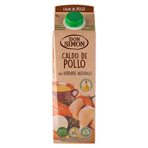 DON SIMON caldo de pollo con verduras envase 1 lt