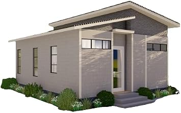Generic Tiny House Plan 26x20-520 Sqft Cabin Cottage Layout Blueprint Small Home Design
