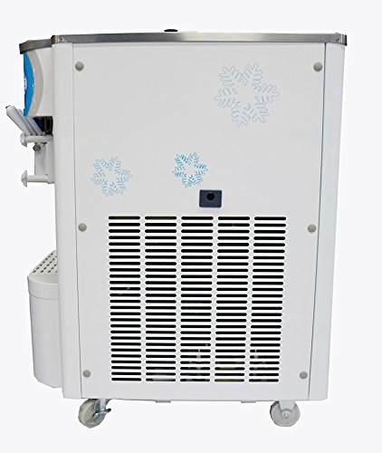 Commercial Soft Ice Cream Machine, Soft Ice Cream Maker, Frozen Yogurt Machine 30L/Hour 2+Mix Flavortable Top Model #TOP2
