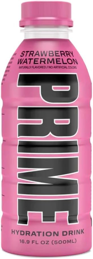 Image of PRIME Hydration Drink, Strawberry Watermelon, Naturally Flavored, No Artificial Colors, 500ml (Product Of UK) From DECADENT