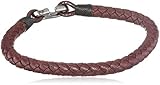 Verschluss: Hakenverschluss Tommy Hilfiger Casual Core Herren Armband Edelstahl Silber/Leder Braun 19 cm