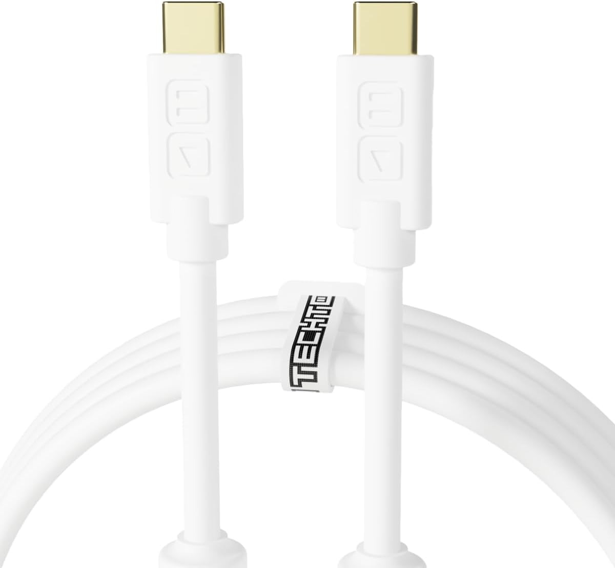 Chroma Cables: Audio Optimized USB-C to USB-C Cable (White)