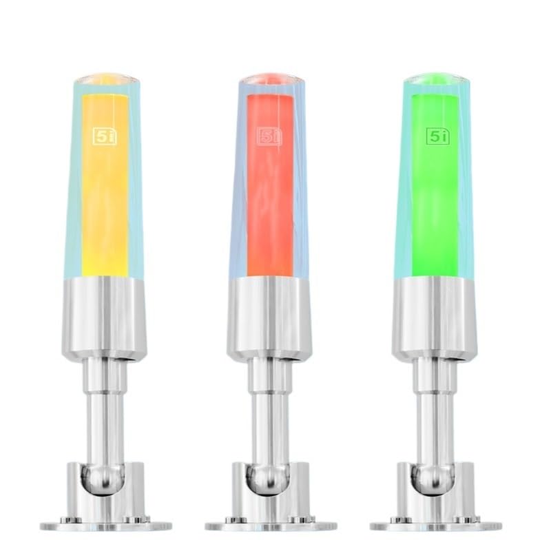 Indicateur d'alarme pour machine-outil avec voyant d'avertissement LED tricolore pliable