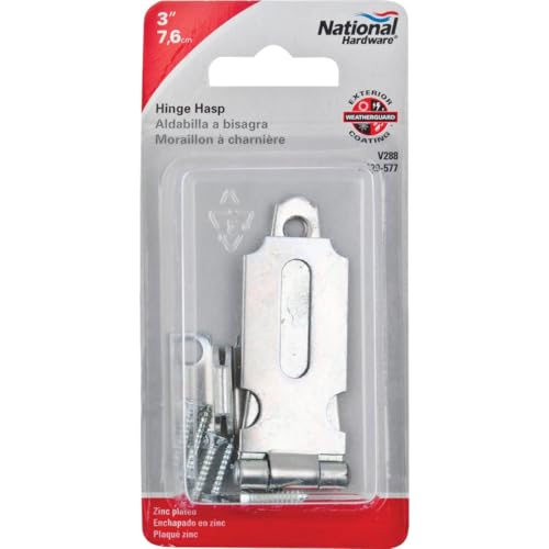 HINGE HASP ZINC PLTD 3
